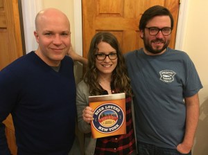 anneses and jeff with book